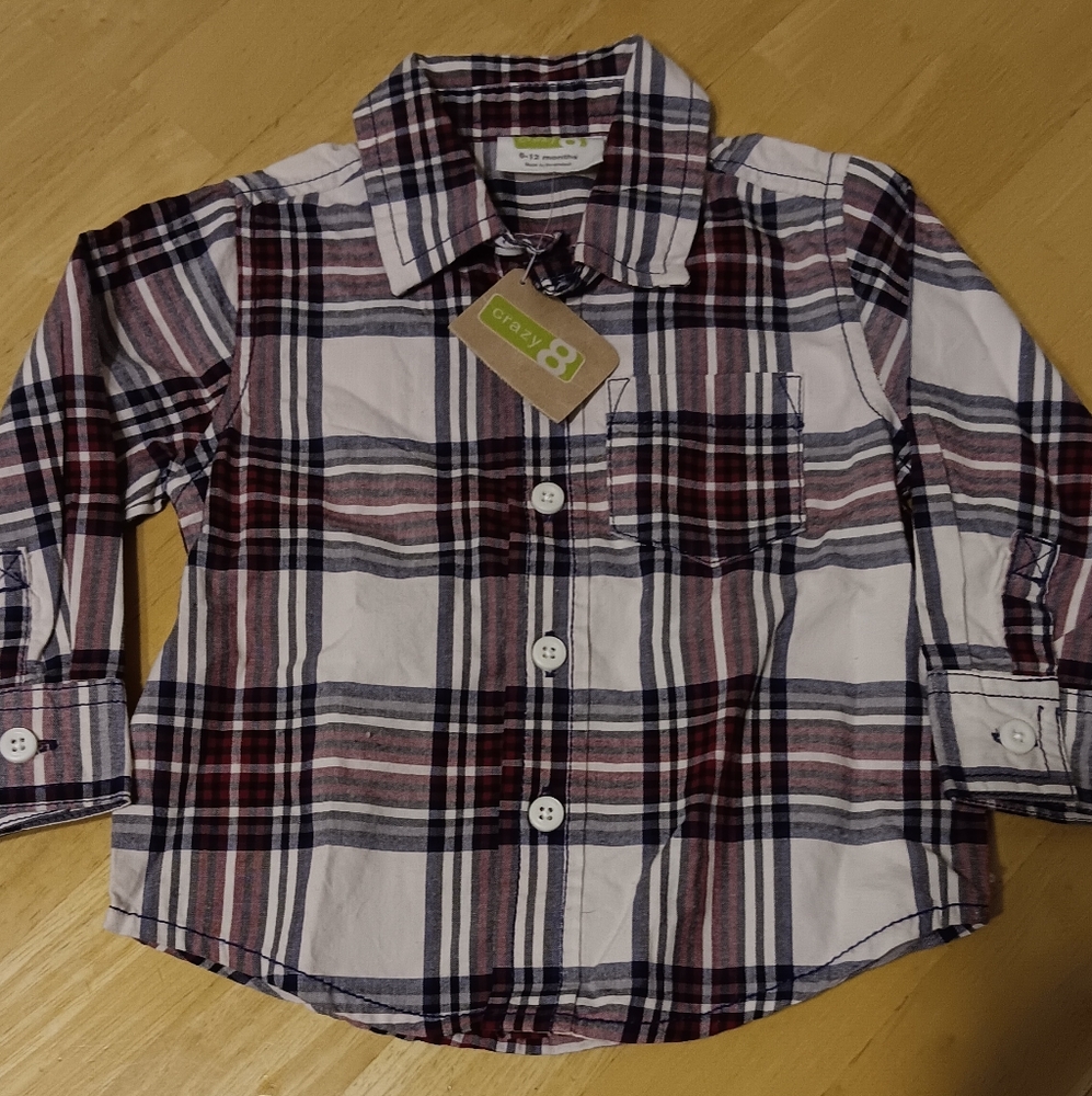 Crazy 8 Button Down NWT